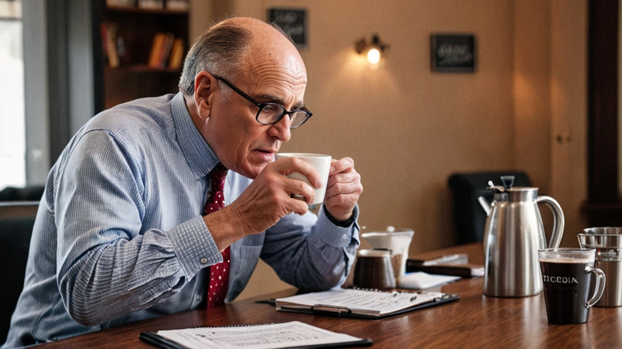 Rudy Giuliani's New Coffee Venture Faces Financial Hurdles Amidst Crushing Debt