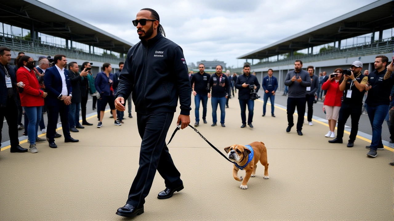 Lewis Hamilton’s French Bulldog Roscoe Hits 1 Million Instagram Followers